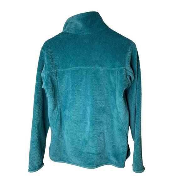 Patagonia Retool Snap T Fleece sweatshirt pullover teal women's size large 25442 - Picture 2 of 6